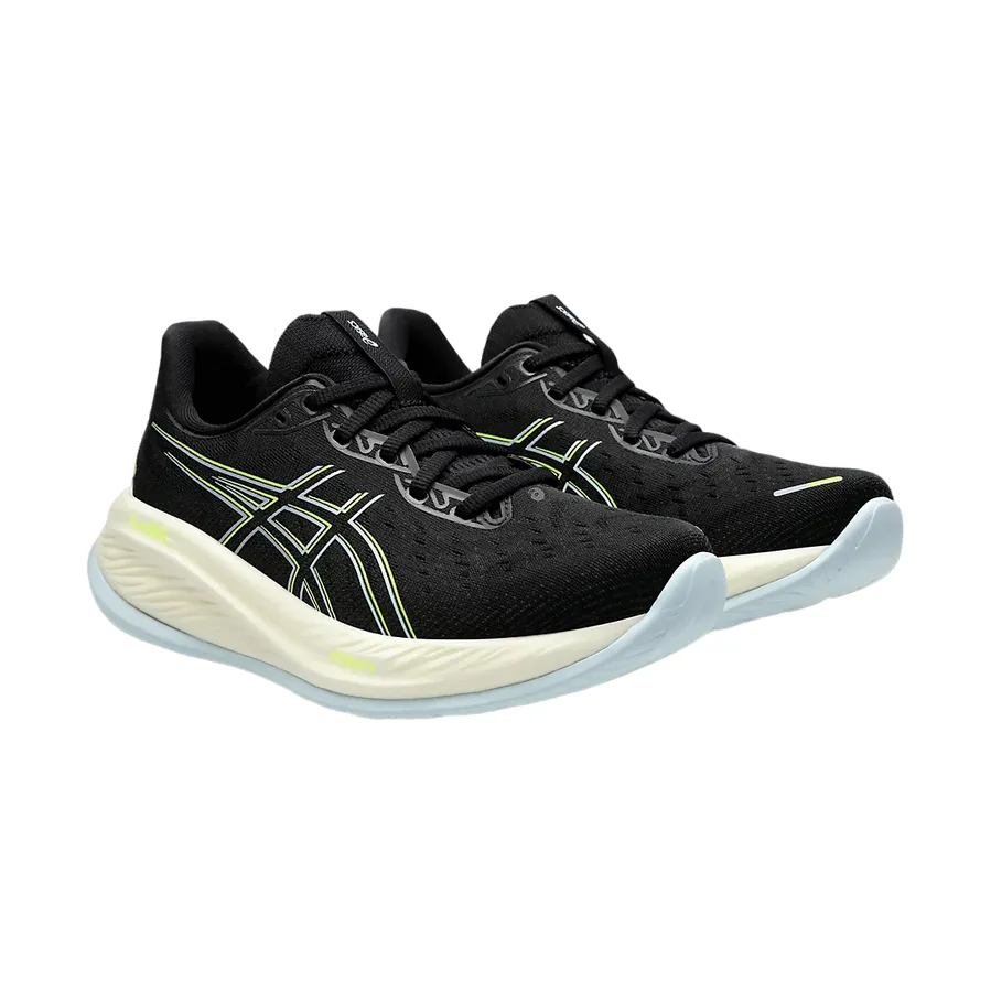 Asics scarpa da corsa da donna Gel Cumulus 26 1012B599-006 nero-giallo