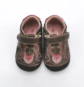 BABY GIRL SIZE 4 TODDLER - STRIDE RITE, Leather Comfort Shoes EUC B2