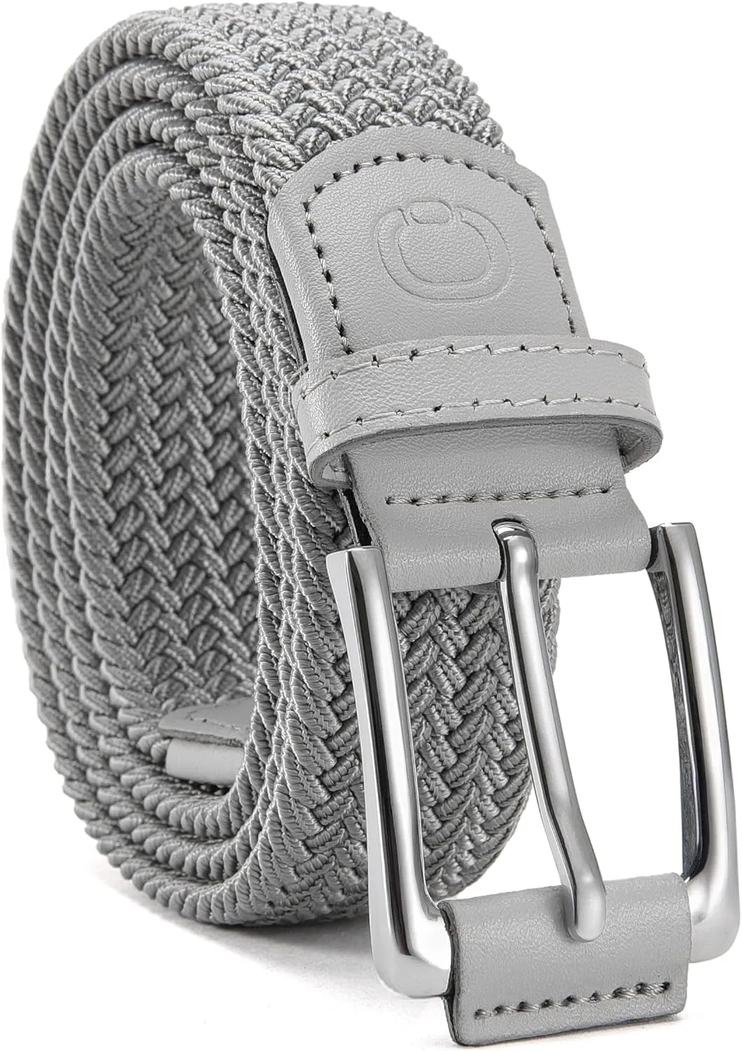 CHAOREN Mens Stretch Belt - 1 3/8" Elastic Braided Golf Belt for Men - Stretchy Web Fit Summer Casual Jeans