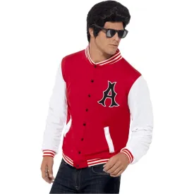 Classic 50's College Jock Letterman Jacket Adult Costume