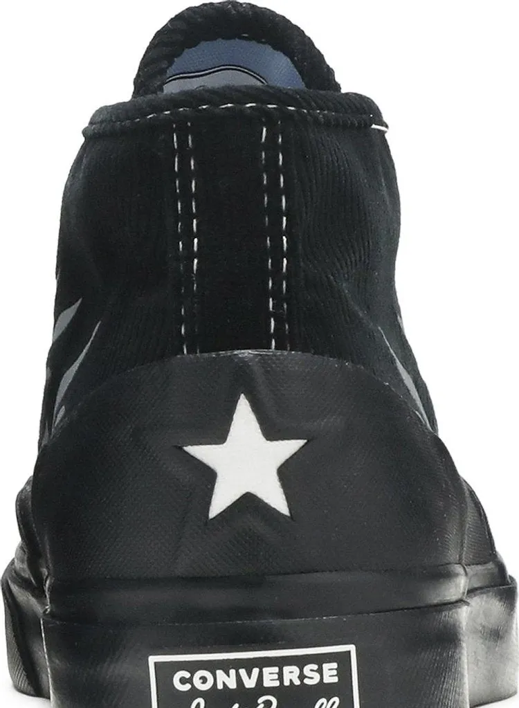 Converse ASAP Nast x Jack Purcell Mid Silver Flames Sneakers, Black
