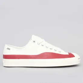 Converse X Pop Trading Jack Purcell Pro PTC OX Shoes Egret / Red Dahlia