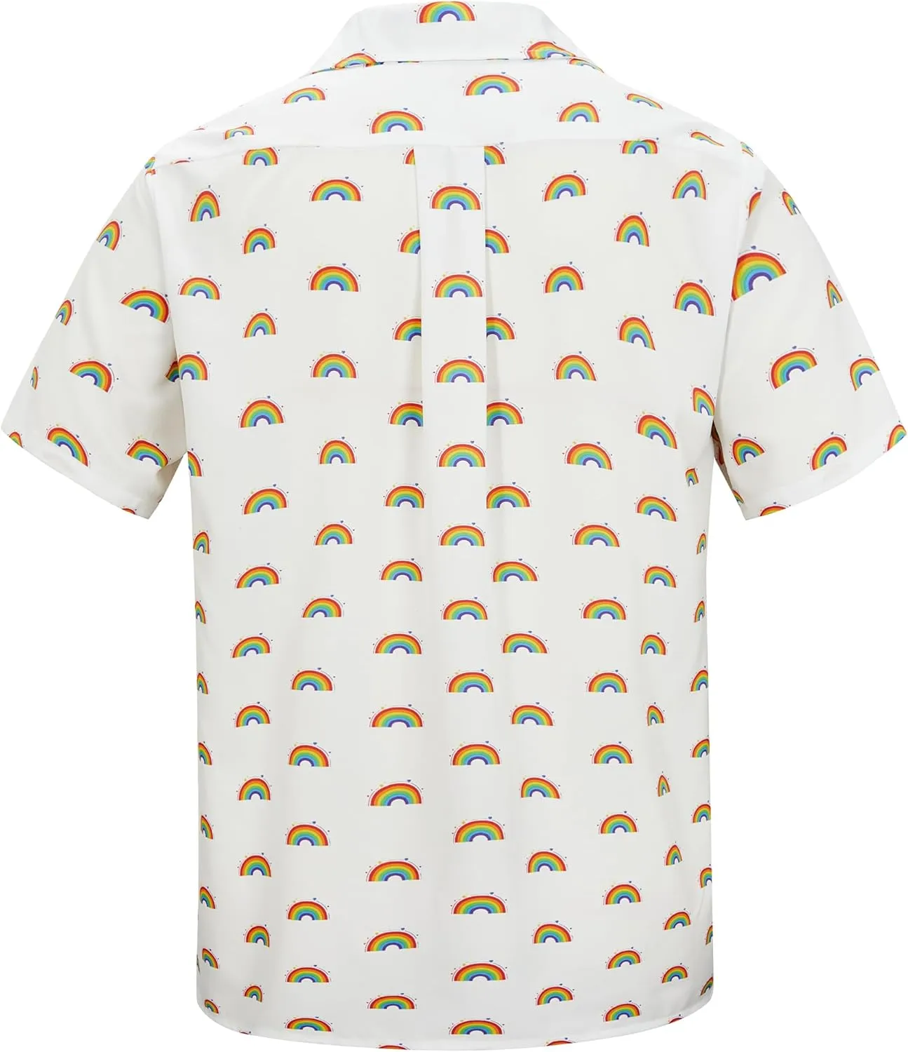 Hawaiian Shirt for Men Button Down Short Sleeve Casual Beach Shirt Summer Wear Stylish Tropical Print Shirts