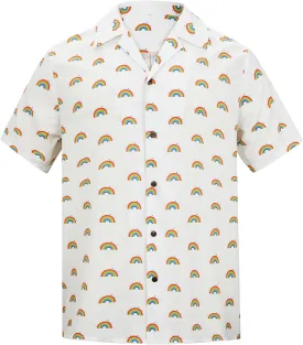 Hawaiian Shirt for Men Button Down Short Sleeve Casual Beach Shirt Summer Wear Stylish Tropical Print Shirts