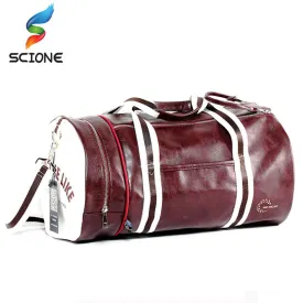 Hot Top Pu Outdoor Sports Gym Bag Multifunction Training Fitness Shoulder Bag With Shoes Pocket