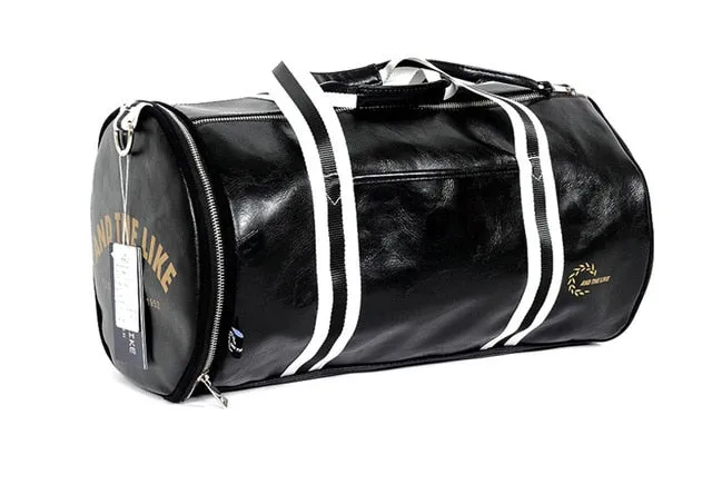 Hot Top Pu Outdoor Sports Gym Bag Multifunction Training Fitness Shoulder Bag With Shoes Pocket