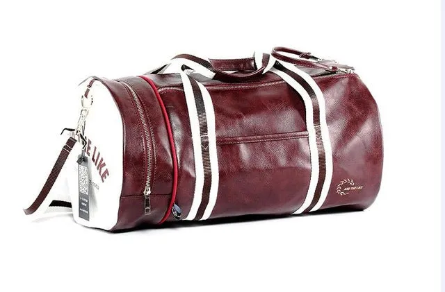Hot Top Pu Outdoor Sports Gym Bag Multifunction Training Fitness Shoulder Bag With Shoes Pocket