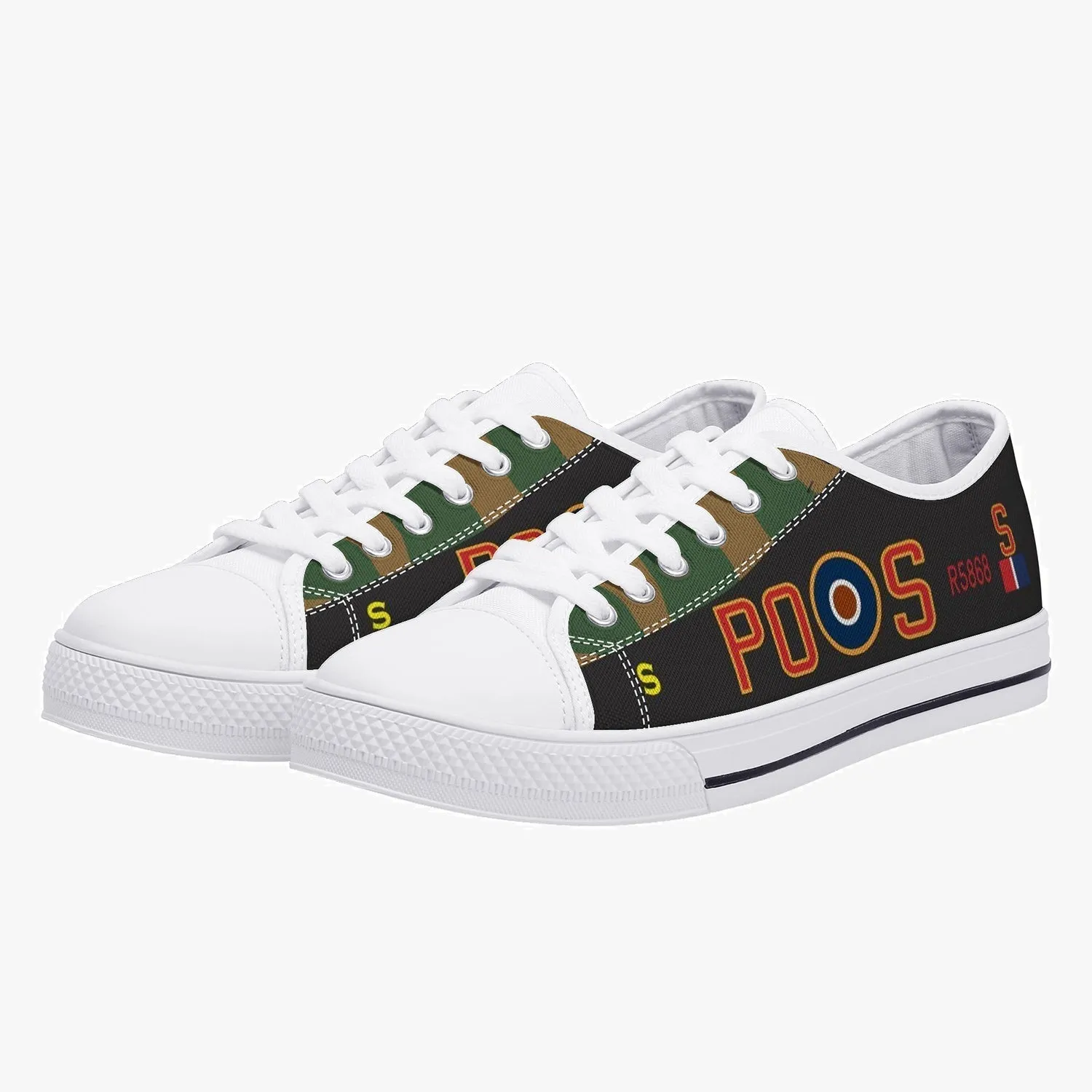 Lancaster "S for Sugar" Low Top Canvas Shoes