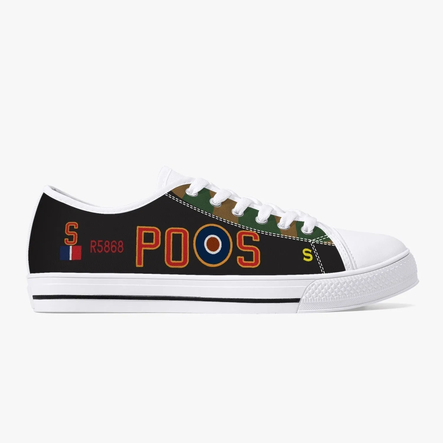 Lancaster "S for Sugar" Low Top Canvas Shoes