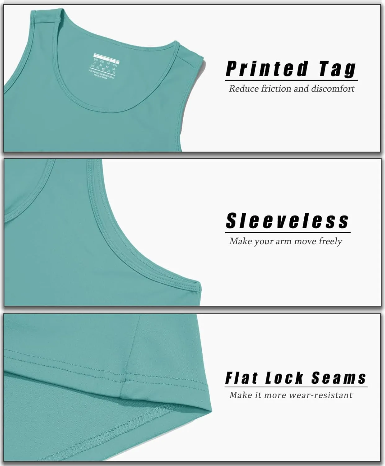 MAGCOMSEN Men's UPF 50  Tank Top Quick Dry Summer Workout Muscle Sleeveless Shirts for Swim Beach Bodybuilding