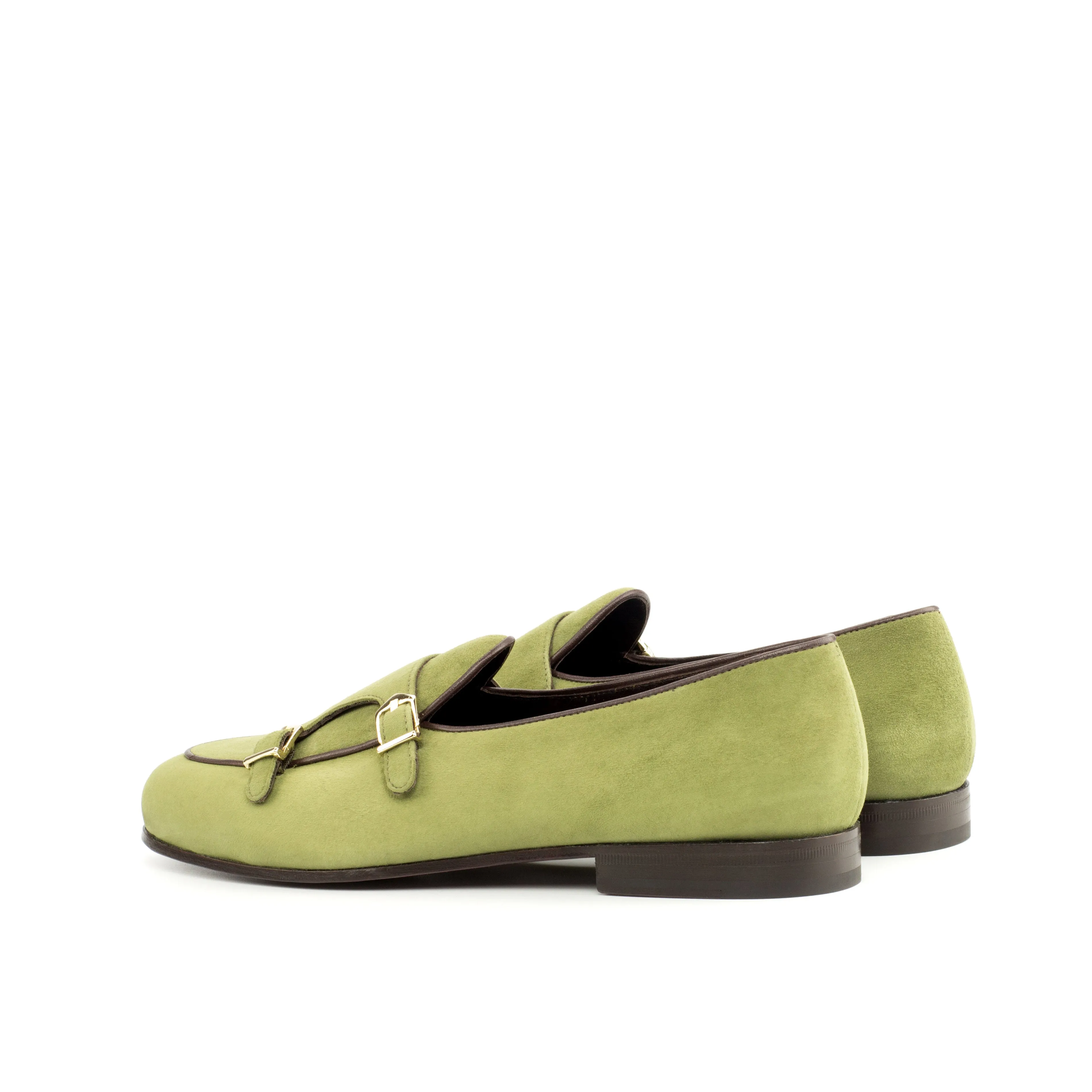 Monte-Carlo slides - Khaki Suede
