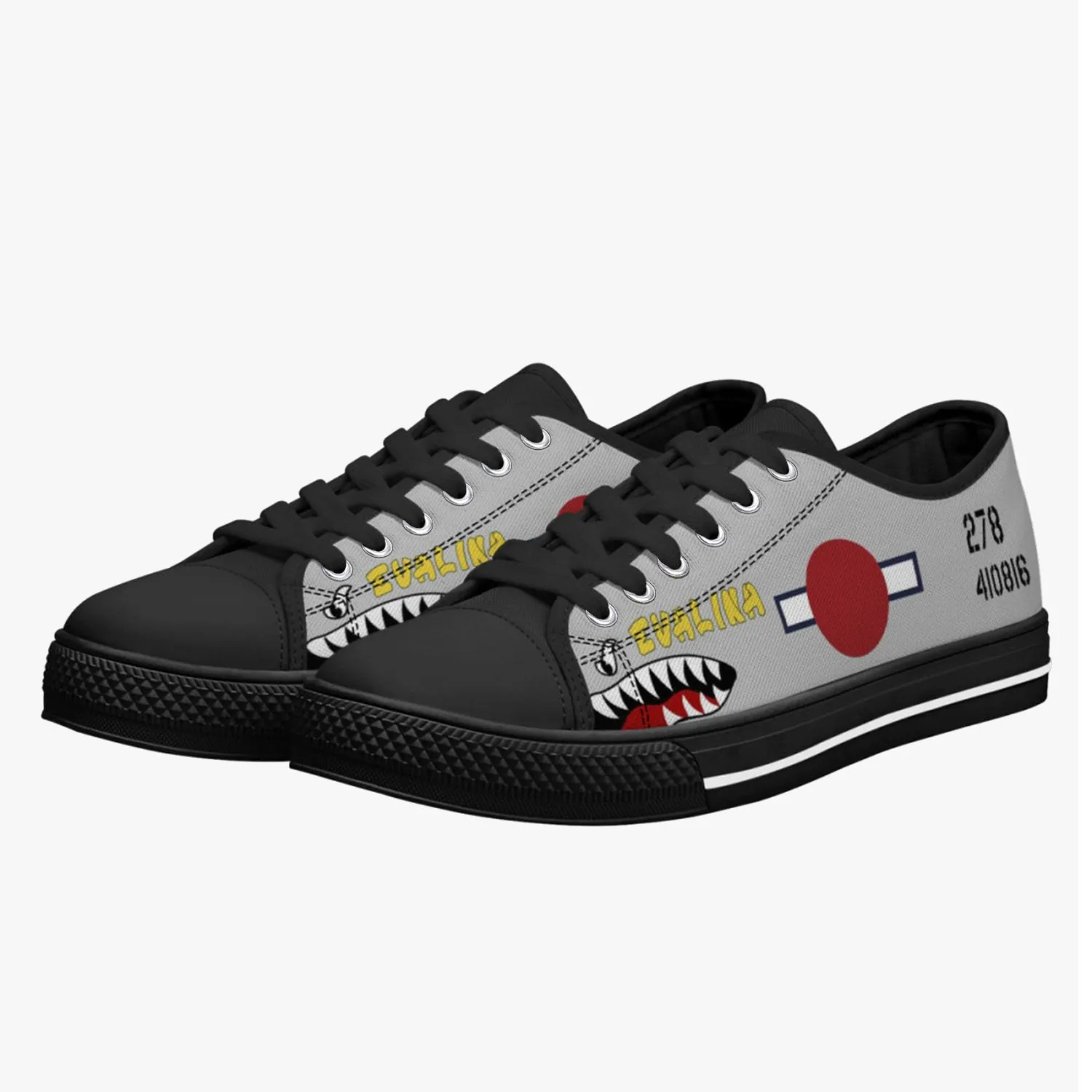P-51 "Evalina" Low Top Canvas Shoes