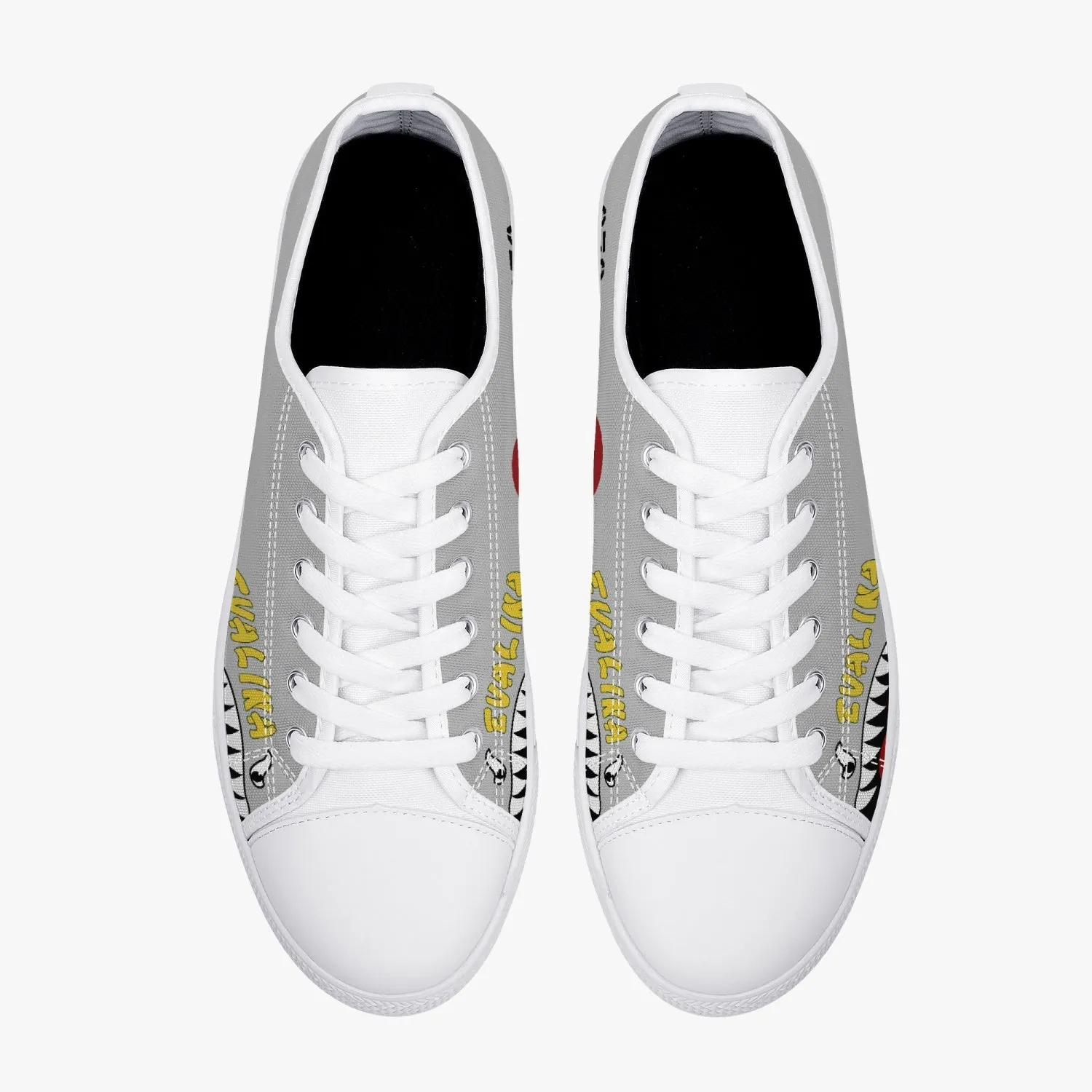 P-51 "Evalina" Low Top Canvas Shoes