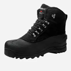 riemot Men's Winter Boots Black Snow Boots(Upgraded Version)