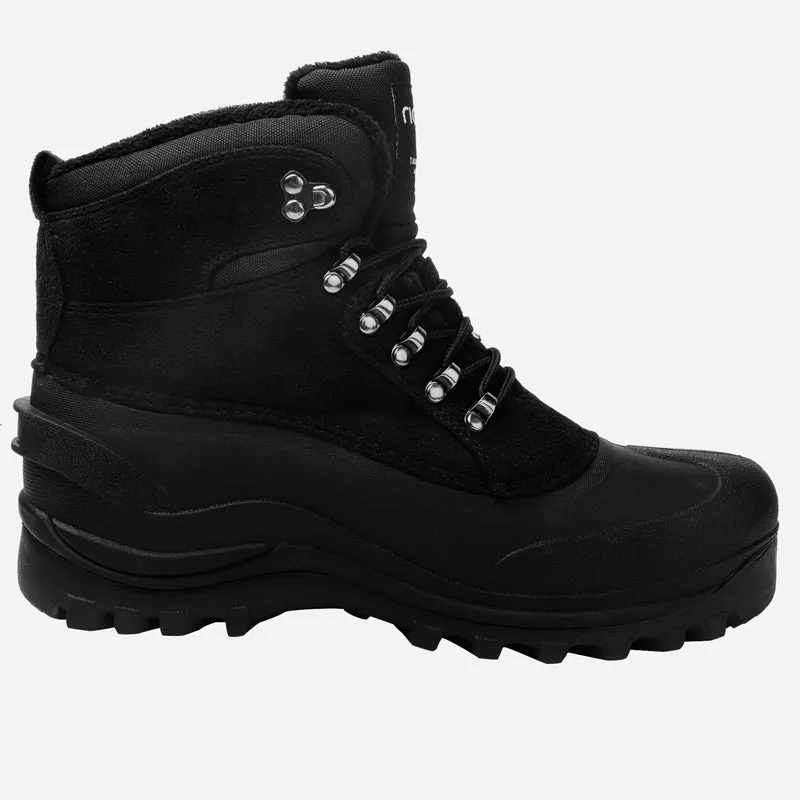 riemot Men's Winter Boots Black Snow Boots(Upgraded Version)