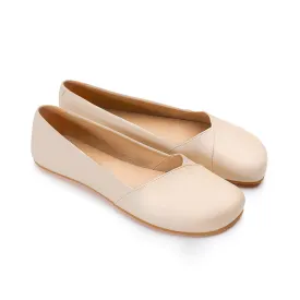 Shapen - PEONY Barefoot Ballerinas - Beige (Womens) (Wide)