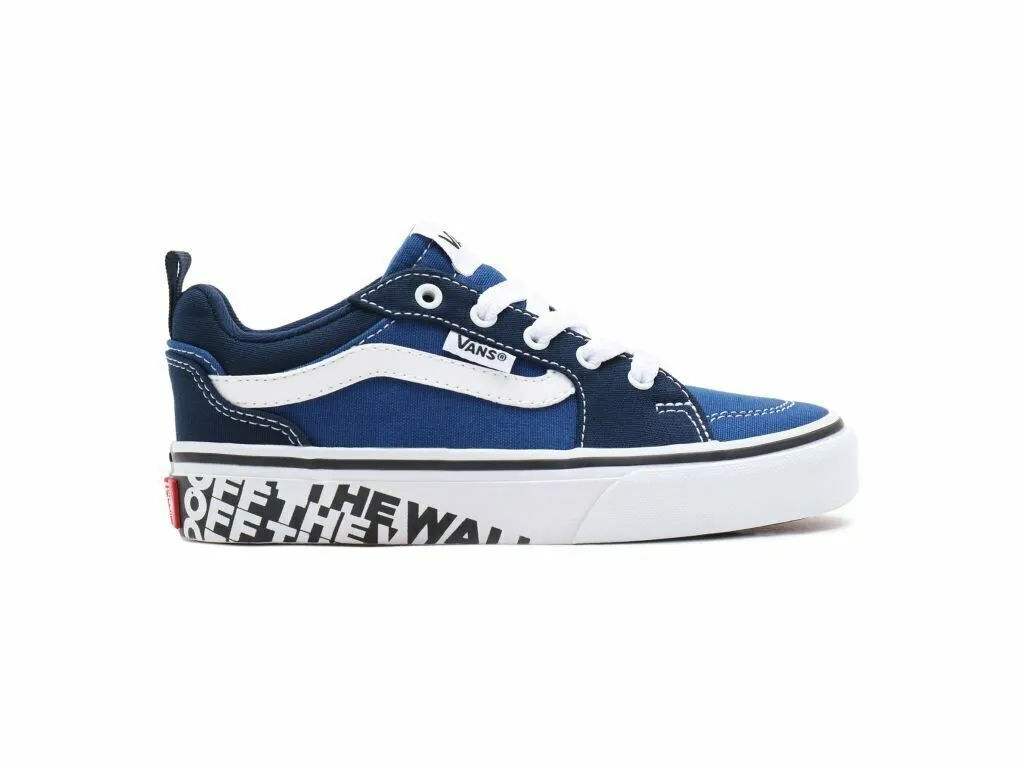 Vans Filmore Otw Sidewall VN0A3MVP9BV1 Youth Kids Blue/White Skate Shoes HS3818
