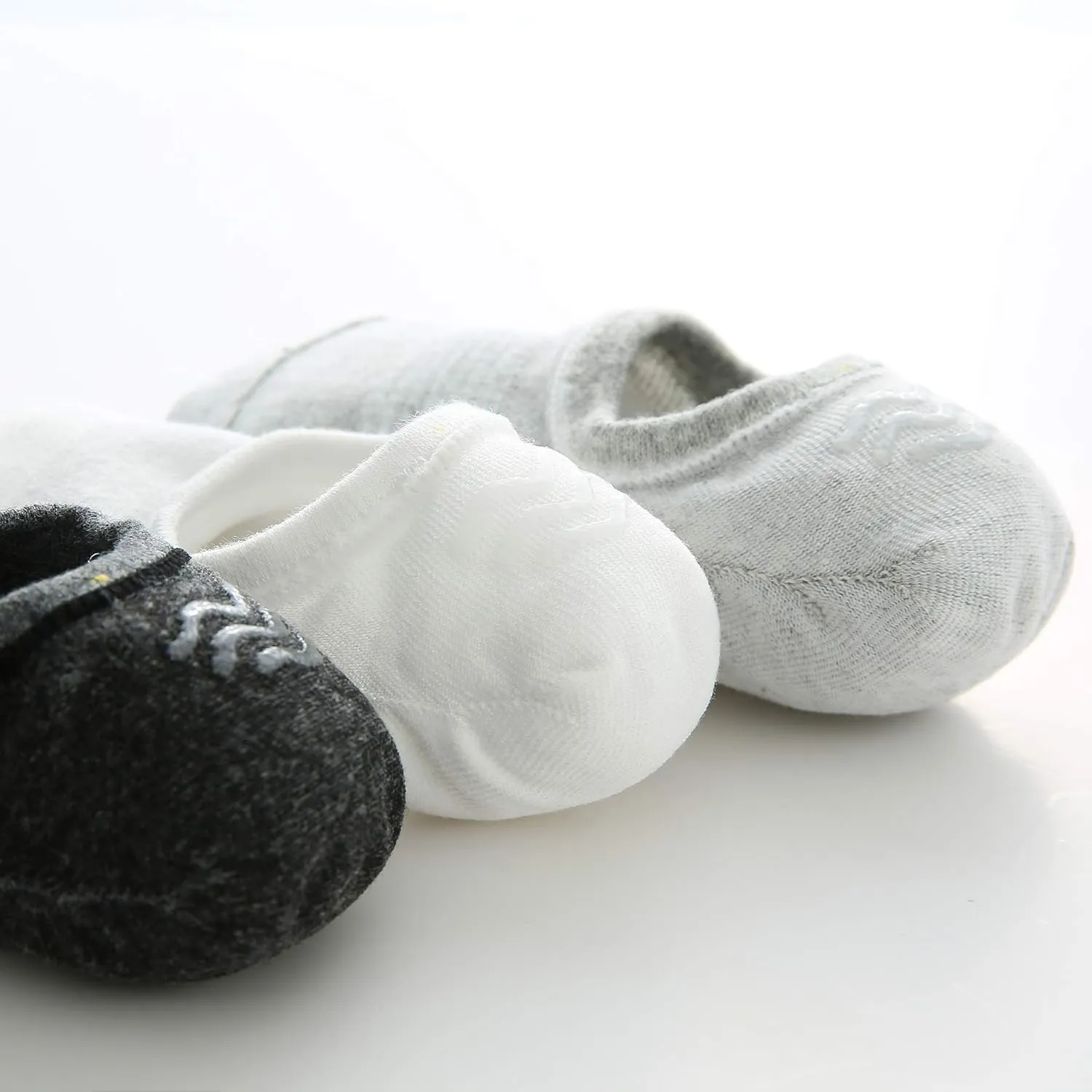 WANDER No Show Socks Mens 7/8 Pair Cotton Thin Non Slip Low Cut Men Invisible Sock 6-8/9-11/12-14