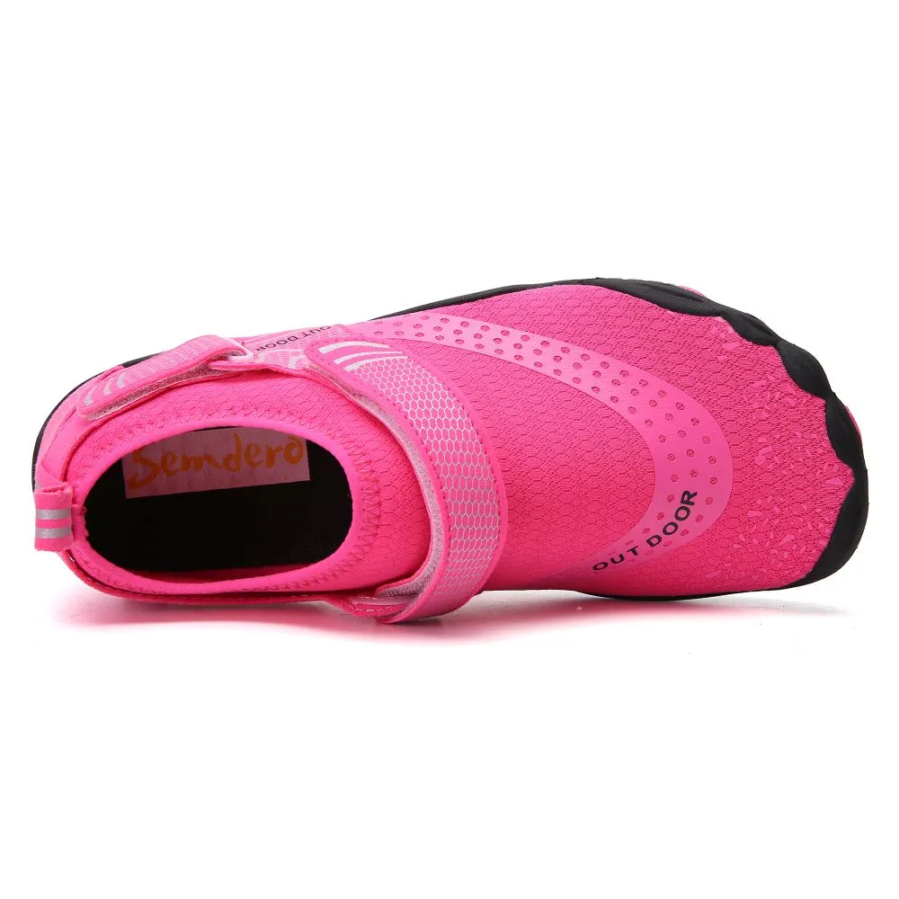 Women’s Water Shoes Barefoot Quick Dry Aqua Sports - Pink Size EU38 = US5