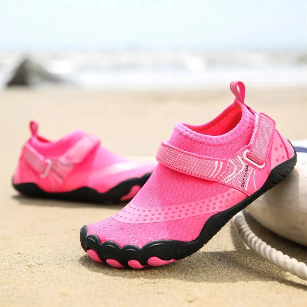 Women’s Water Shoes Barefoot Quick Dry Aqua Sports - Pink Size EU38 = US5